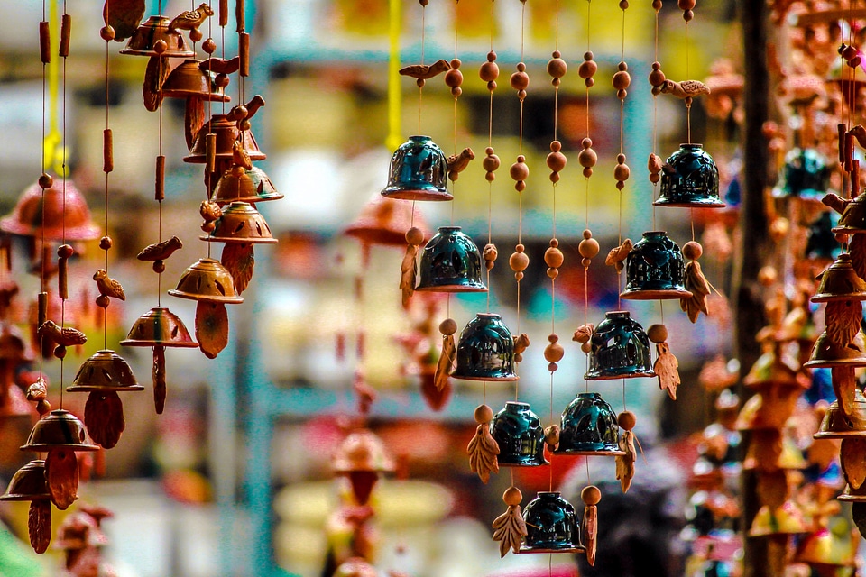 Bazaar bells blur