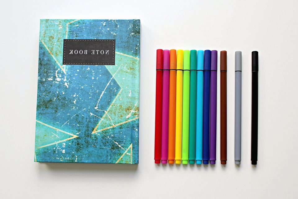 Book colorful colors