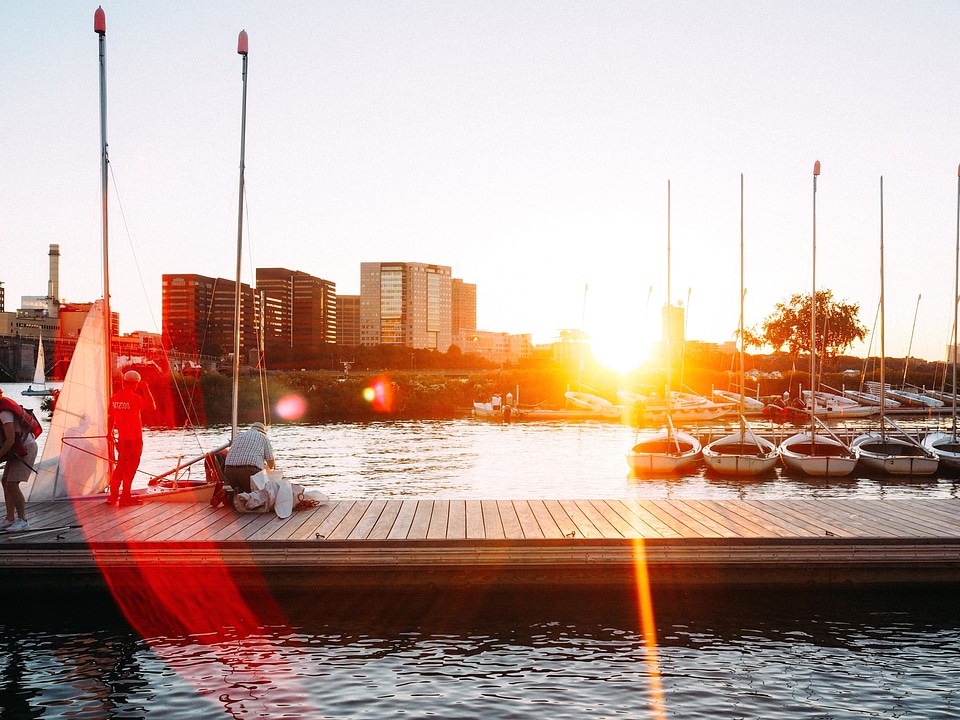 Boats harbour port