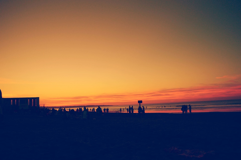 Dawn landscape mare