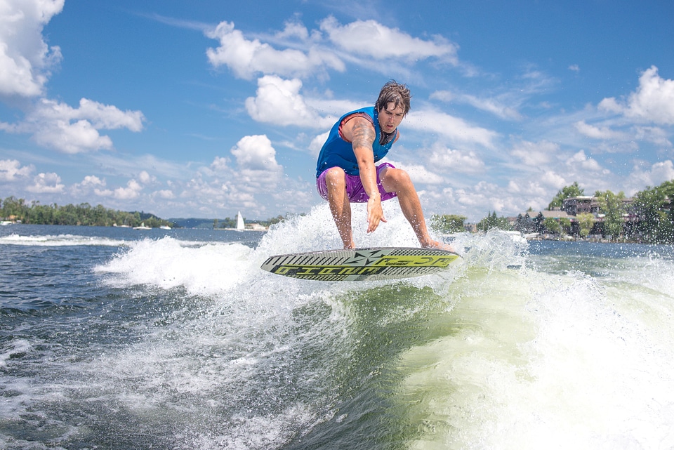Recreation sport surfer