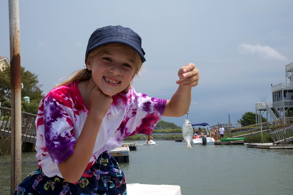 Female Child fish fishery photo