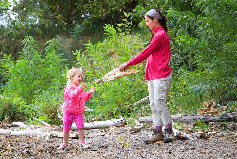 Daughter family leisure