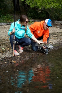 Autumn fish fishing gear photo