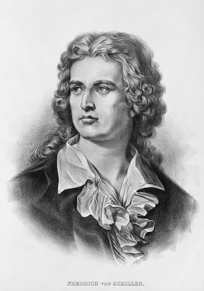 Black and white lithography man