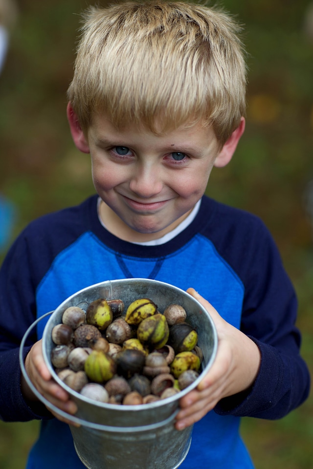 Boy bucket childhood
