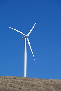 Hill turbine wind