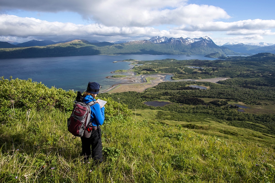 Beautiful Photo female hiker