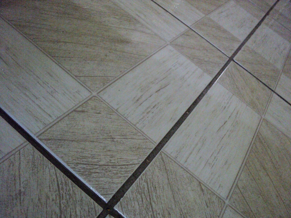 Background brick floor