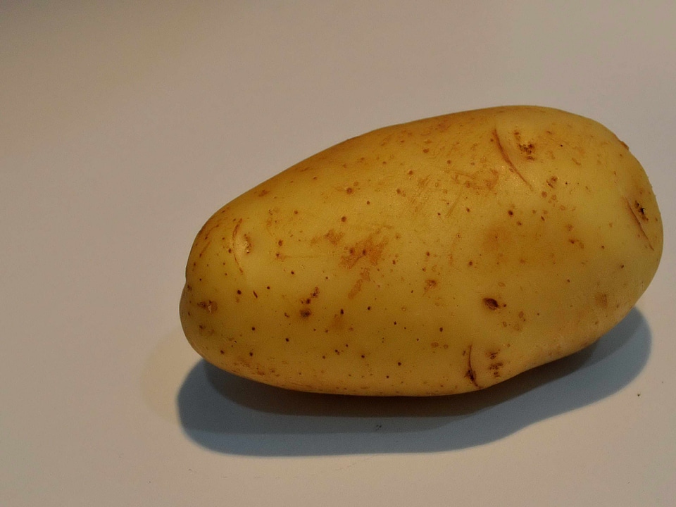 Greenery potatoes white