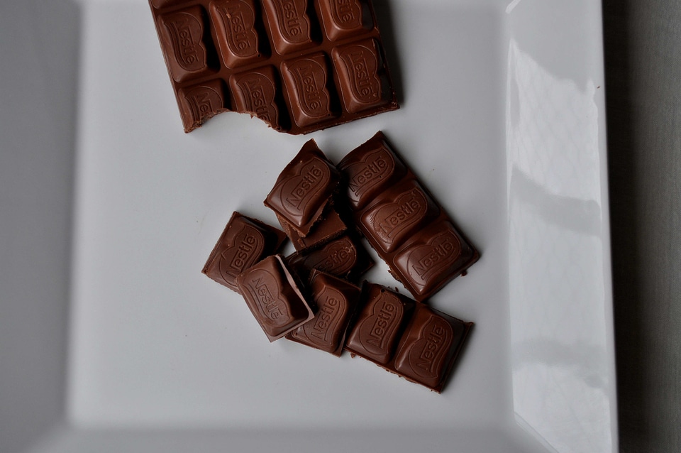 Chocolate swiss teller
