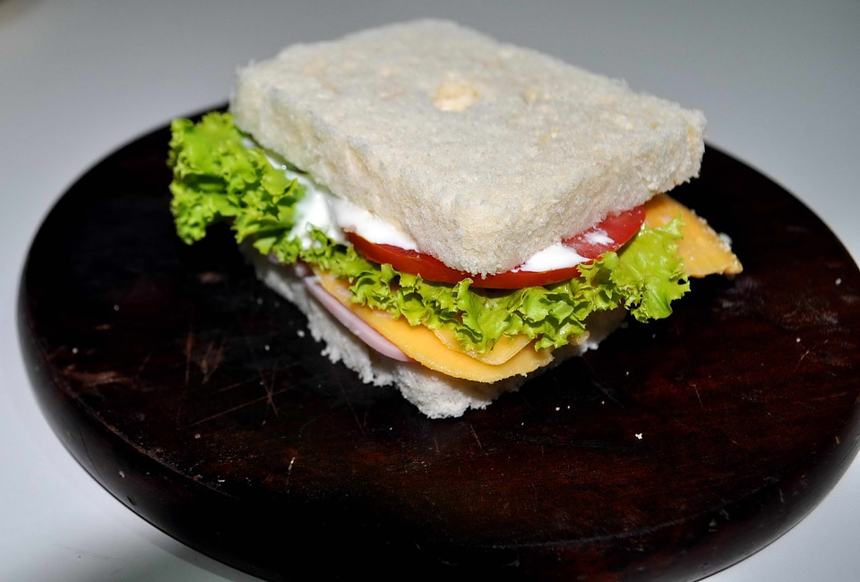 Food salad sandwich