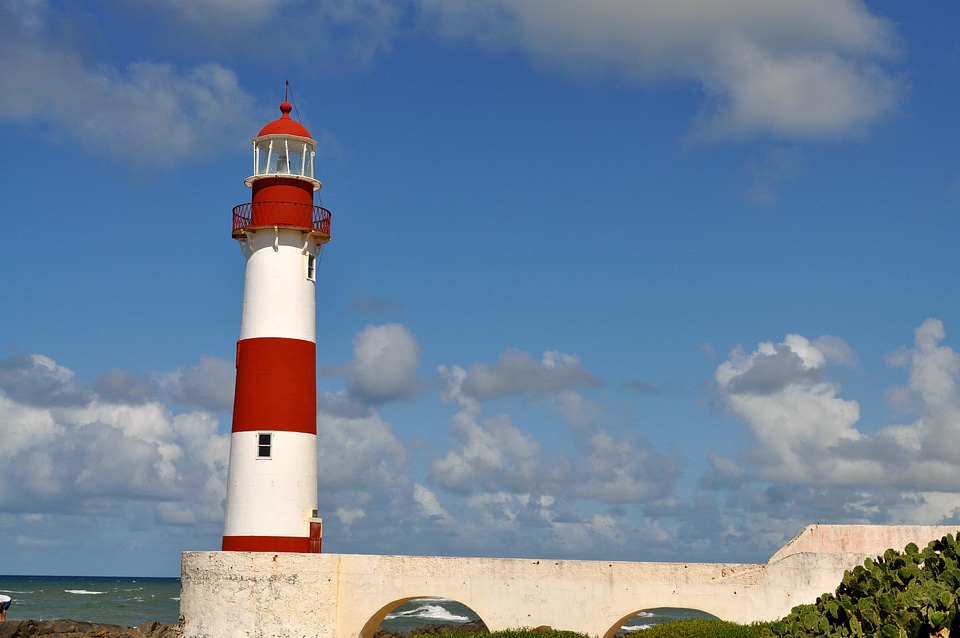 Blue coast light house