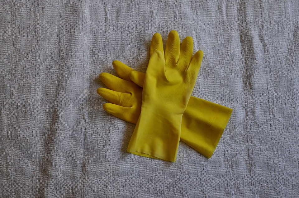 Background gloves rubber