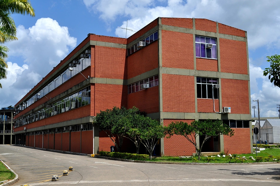 Brick building exterior
