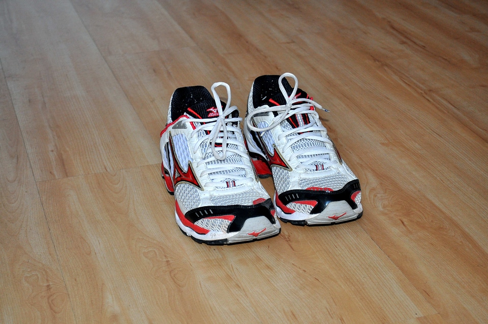 Modern running shoes