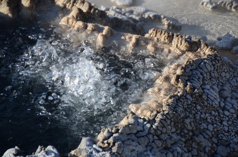 Water yellowstone national park pool