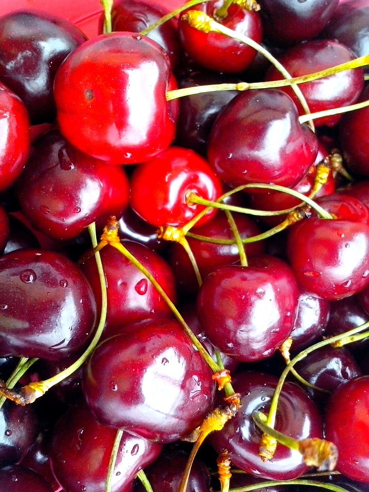 Cherries fruit red
