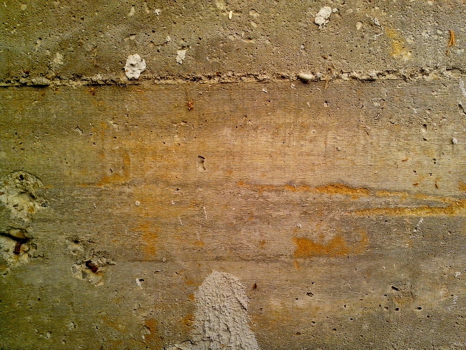 Concrete structure wall