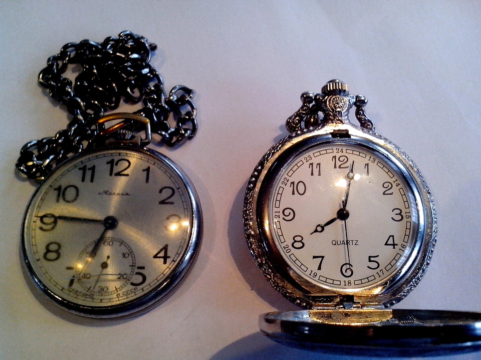 Ancient clock russian