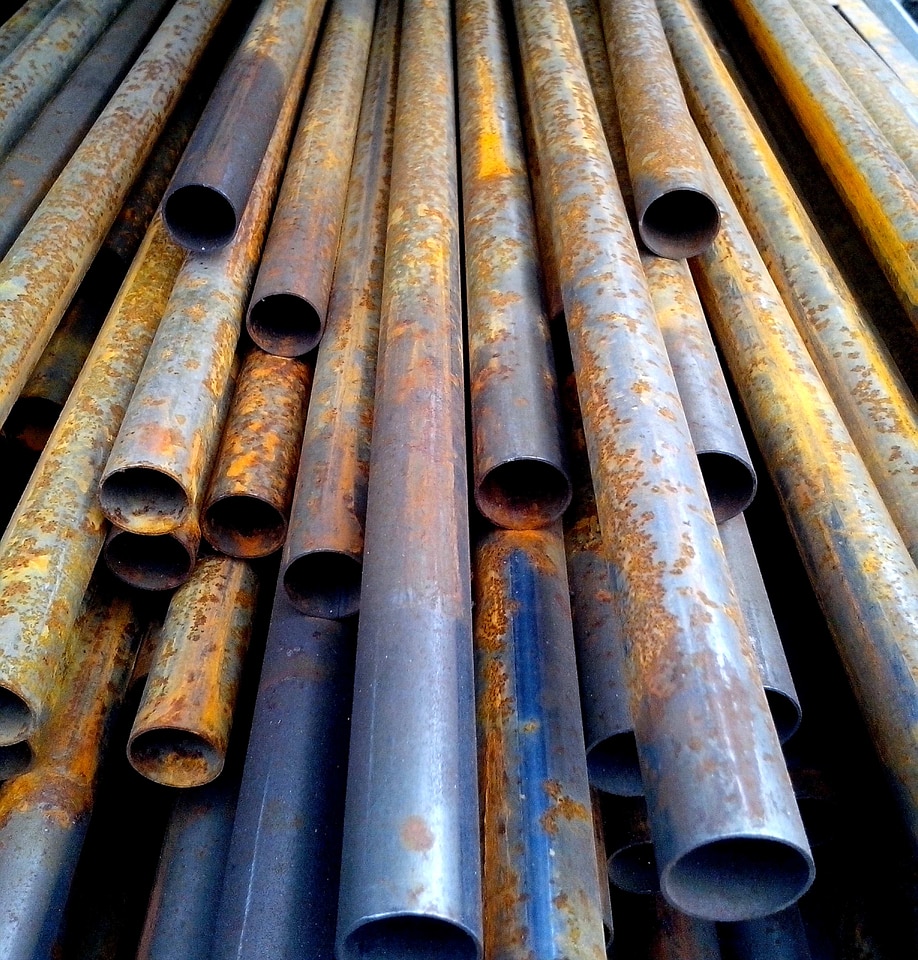 Metal round rust