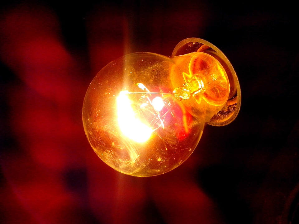 Bulb electric light photo