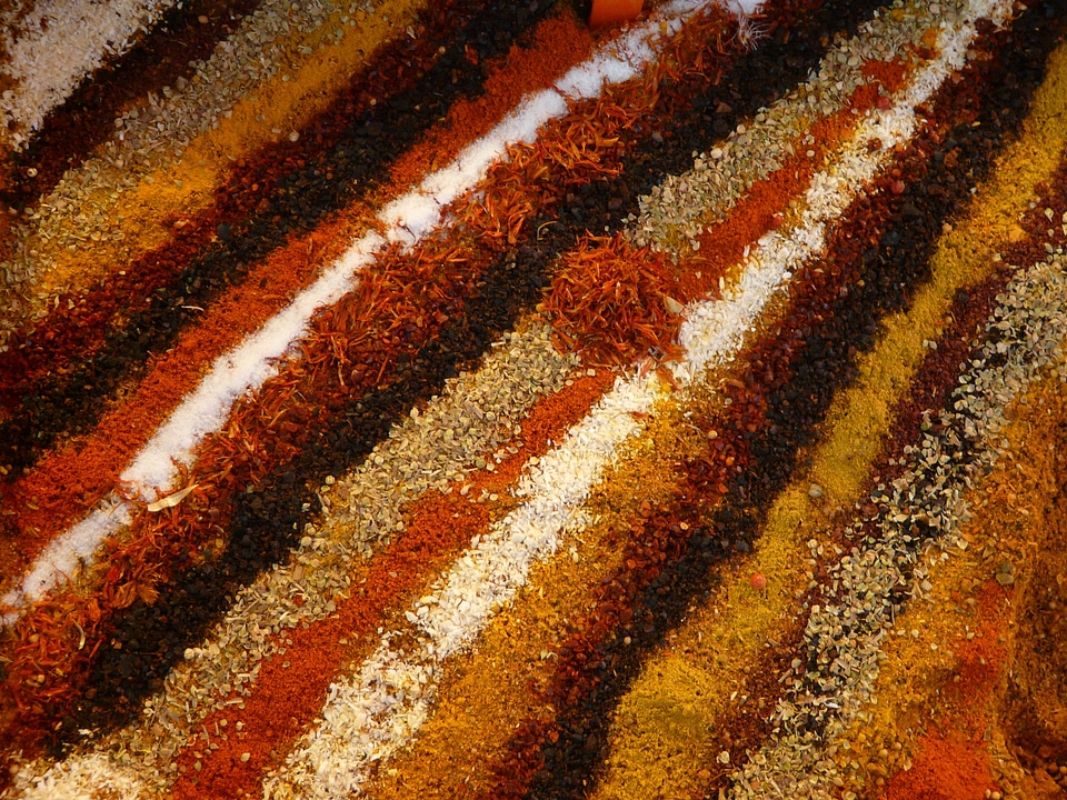 Curry pepper paprika