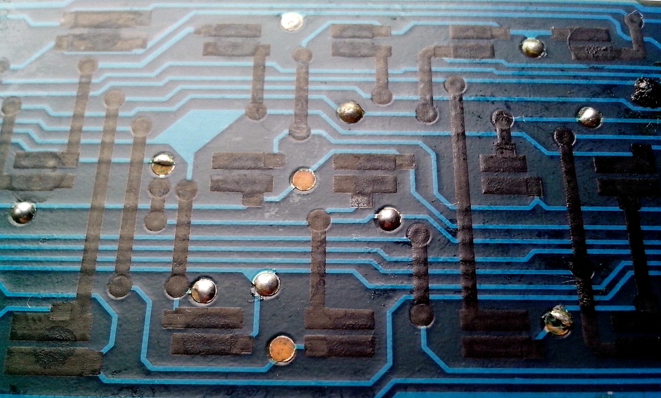 Blue control motherboard