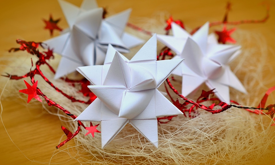 Christmas fold decoration