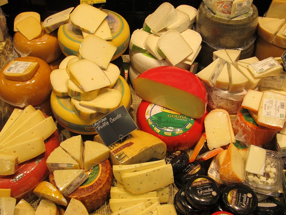 Truffle gouda smoked gouda yellow
