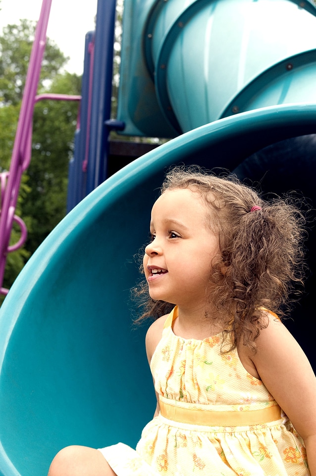 Amusement female child fun