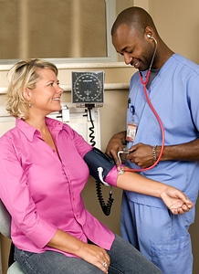 Blood blood pressure exam photo