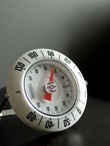 Empty temperature thermometer photo