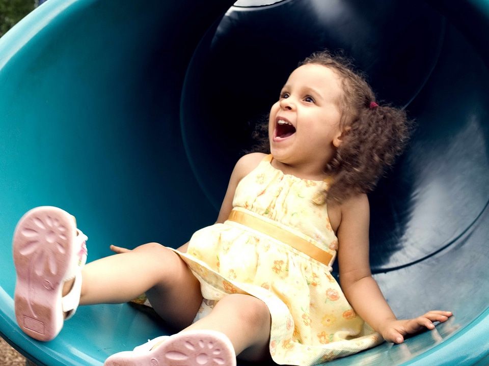 Babies female child park