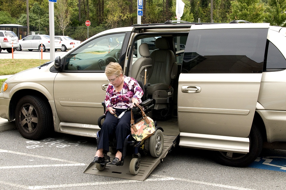 Car particular wheelchair
