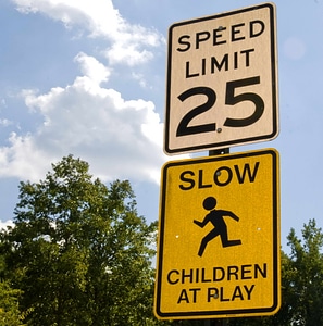 Boundary road speed