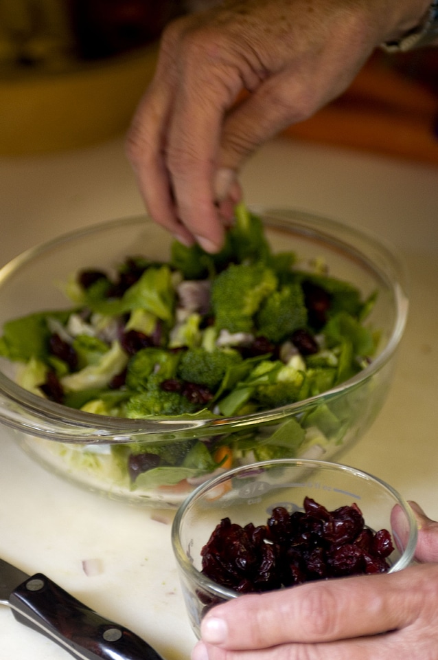 Broccoli diet green salad