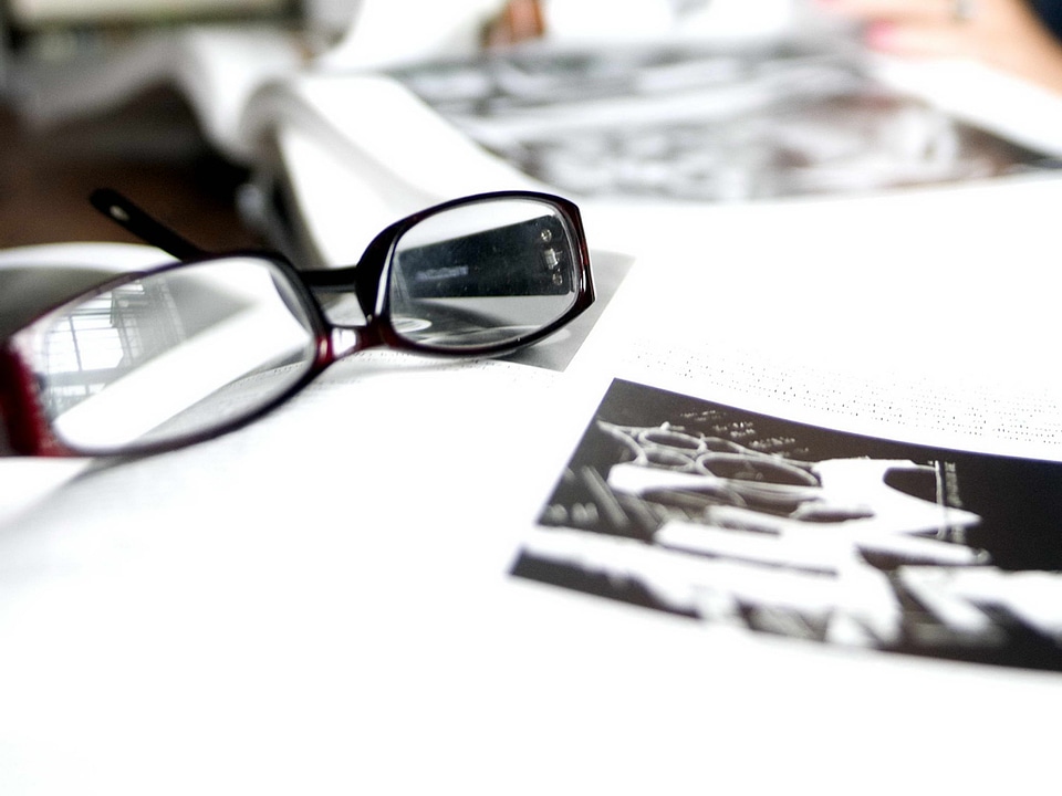 Couple eyeglasses 