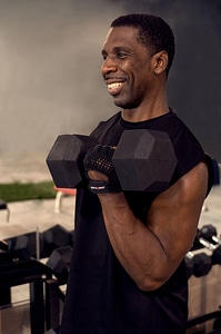 Barbell dumbbell exercise