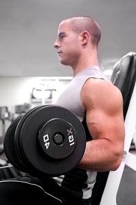 Barbell crimp dumbbell