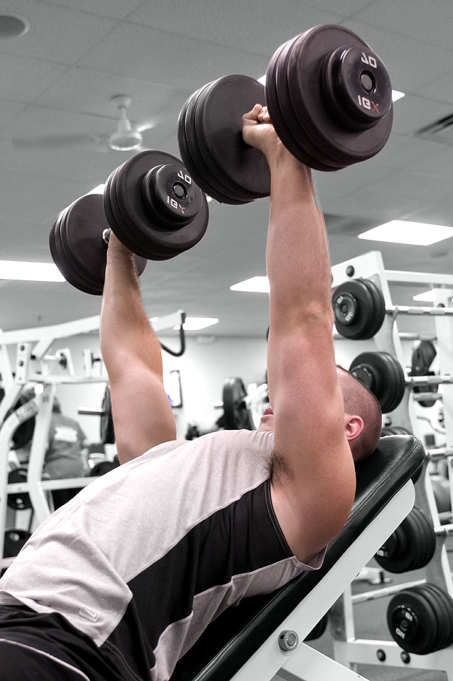 Barbell dumbbell exercise