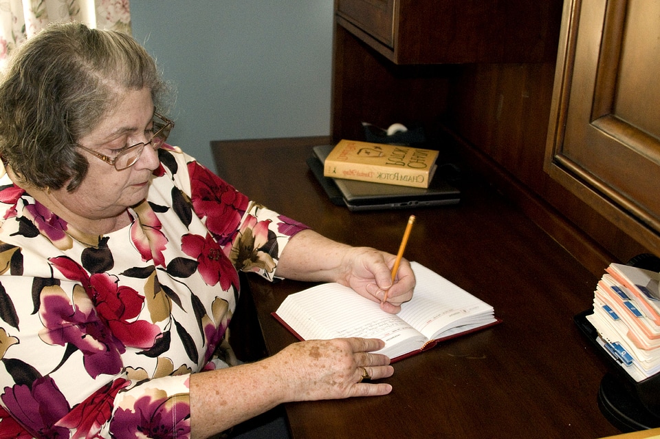 Book grandmother woman