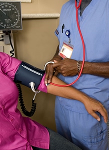 Blood blood pressure measurement photo