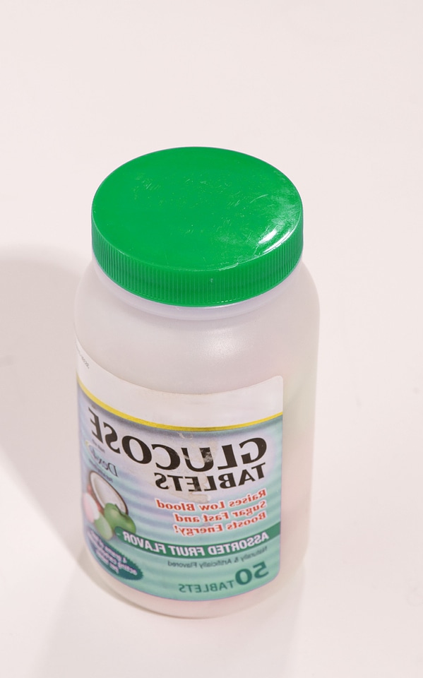 Bottle glucose medication
