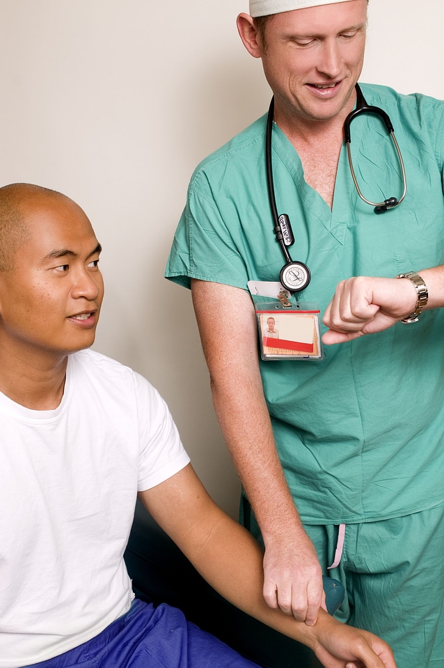 Doctor male patient