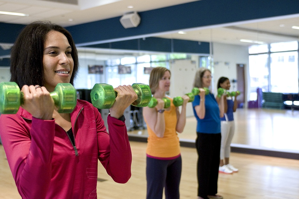 Barbell dumbbell exercise