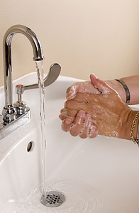 Hand hands soap photo