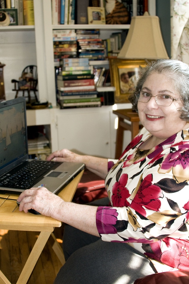 Grandmother happy mayor