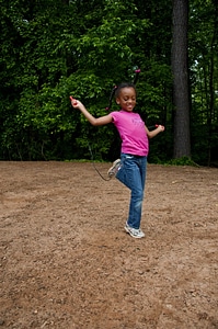 African american female child
