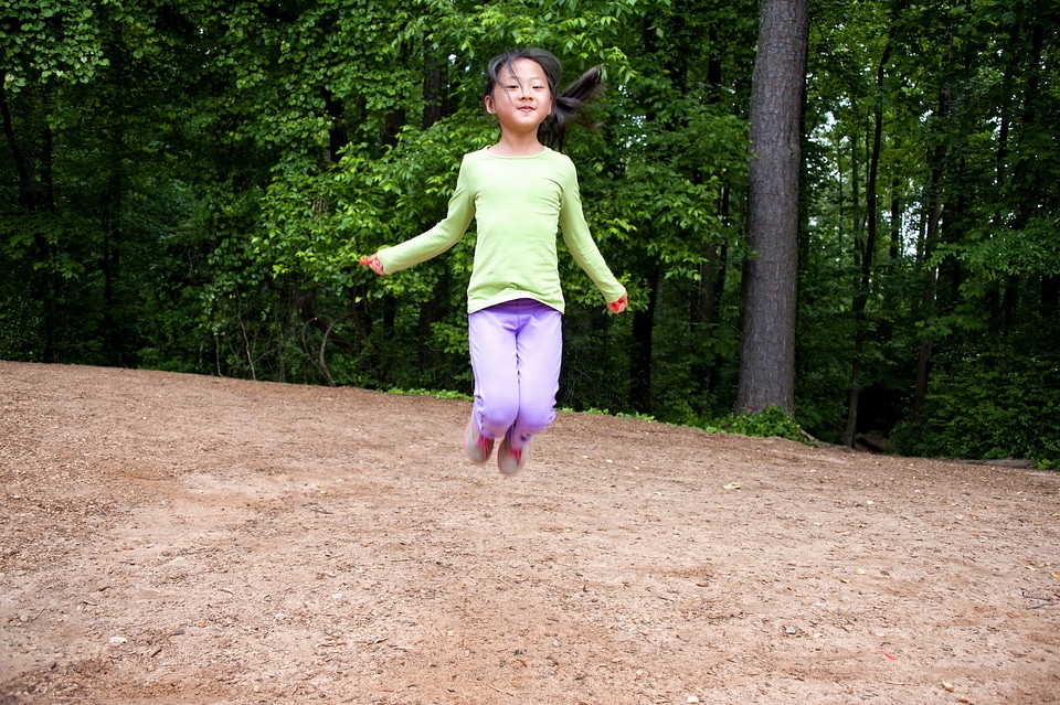 Chanterelle female child happy